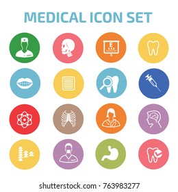 Medical icon set,vector