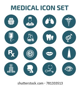 Medical icon set,vector