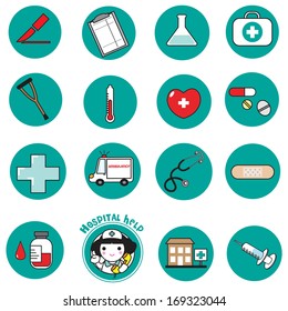 Medical icon and symbol set