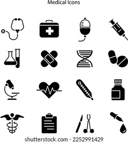 Medical icon. Medical icon symbol. Medical icon vector set, Medical icon apps. 
