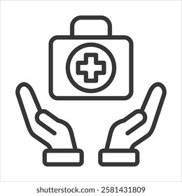 Medical Icon Vector Illustration Outline