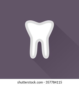 Medical icon vector illustration: teeth