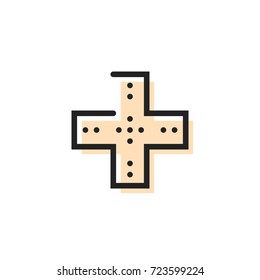 medical icon vector isolated