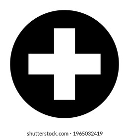 Medical icon vector isolated on white background