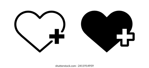 Medical icon vector set. Health status symbol
Medical icon vector set. Health status symbol