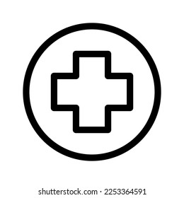 Design-Illustration des Medizinischen Symbols Vektor Symbol