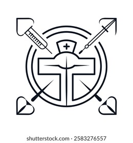 Medical Icon Vector Template Design