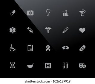 Medical Icons // 32px Series - Vector icons adjusted to work in a 32 pixel grid.