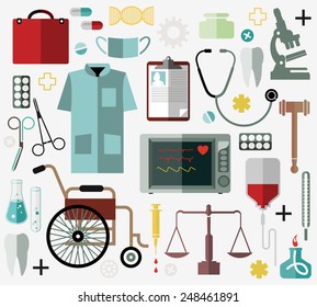 Medical Icons Background