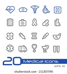 Medical Icons // Line Series