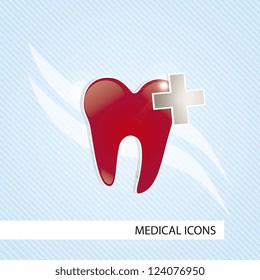Medical icons over blue background vector illustration