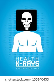 medical icons over blue background vector illustration
