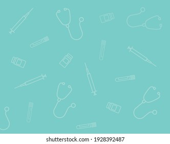 medical icons pattern - vector illustration