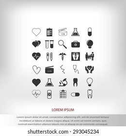 Medical icons set