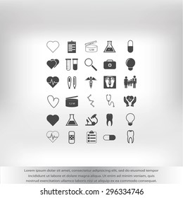 Medical icons set