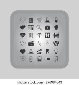 Medical icons set