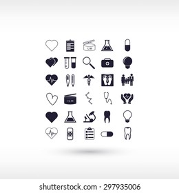 Medical icons set