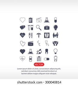 Medical icons set