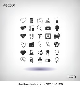 Medical icons set