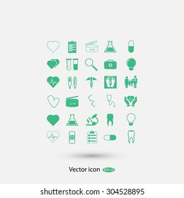 Medical icons set