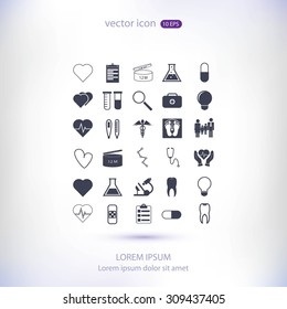 Medical icons set