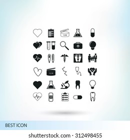 Medical icons set