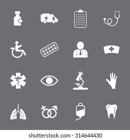 Medical icons set
