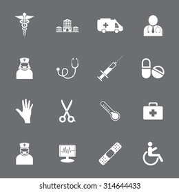 Medical icons set