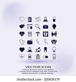 Medical icons set