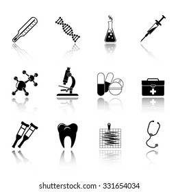 Medical icons set