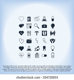 Medical icons set