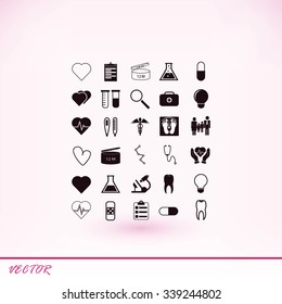 Medical icons set