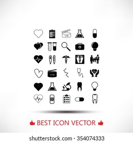 Medical icons set