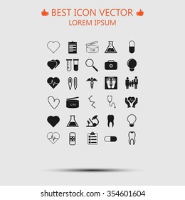 Medical icons set