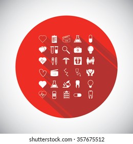 Medical icons set