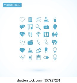 Medical icons set