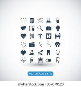 Medical icons set