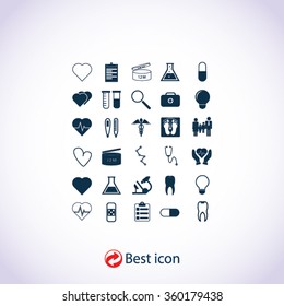 Medical icons set