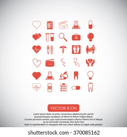 Medical icons set