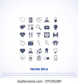 Medical icons set