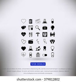 Medical icons set