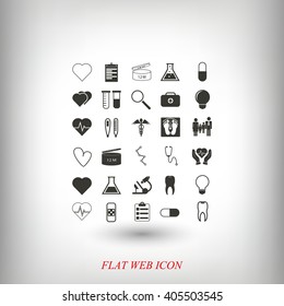Medical icons set