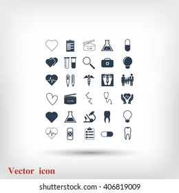Medical icons set