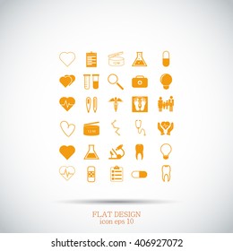 Medical icons set