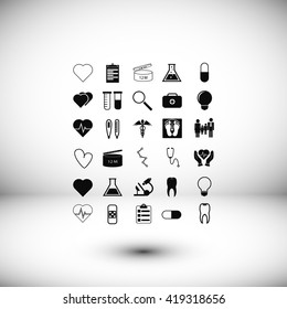 Medical icons set