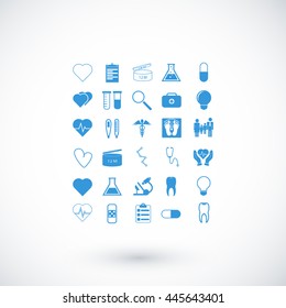 Medical icons set