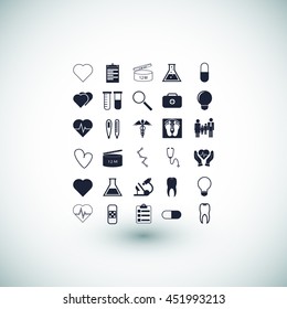 Medical icons set