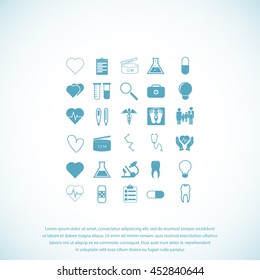 Medical icons set