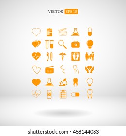 Medical icons set
