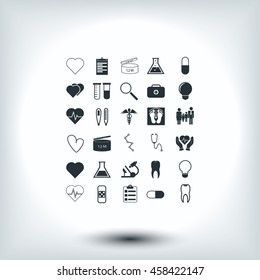 Medical icons set